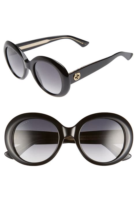 gucci 51mm gradient lens round sunglasses|boots Gucci sunglasses.